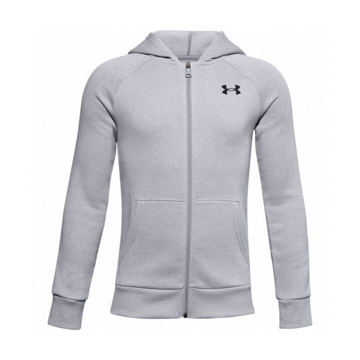 Hanorac pentru copii Under Armour, RIVAL, Bumbac, Gri, 9-10 ani