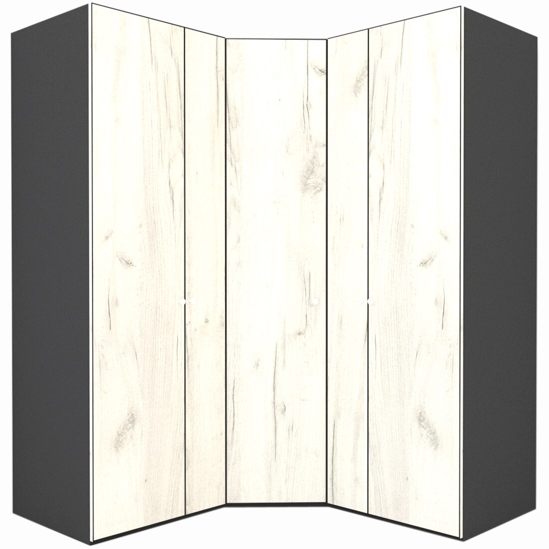 Dulap de Colt Genarom LEX Model A, Decor K001, 178-178 x 218 x 66 cm