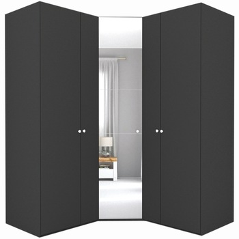 Dulap de Colt Genarom LEX Model A, Decor 0164 / Oglinda, 178-178 x 240 x 66 cm Dulap de Colt Genarom LEX Model A, Decor 0164 / Oglinda, 178-178 x 240 x 66 cm