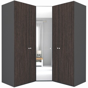 Dulap de Colt Genarom LEX Model A, Decor 8548 / Oglinda, 178-178 x 218 x 66 cm Dulap de Colt Genarom LEX Model A, Decor 8548 / Oglinda, 178-178 x 218 x 66 cm