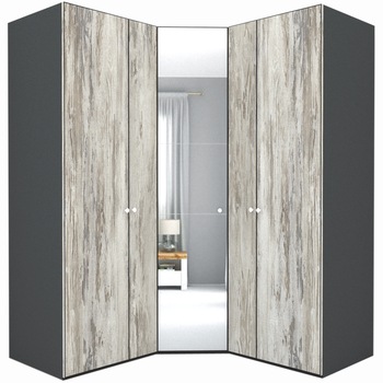 Dulap de Colt Genarom LEX Model A, Decor K084 / Oglinda, 178-178 x 240 x 66 cm Dulap de Colt Genarom LEX Model A, Decor K084 / Oglinda, 178-178 x 240 x 66 cm