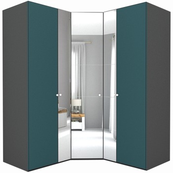 Dulap de Colt Genarom LEX Model A, Decor 0244 O / Oglinda, 178-178 x 240 x 66 cm Dulap de Colt Genarom LEX Model A, Decor 0244 O / Oglinda, 178-178 x 240 x 66 cm