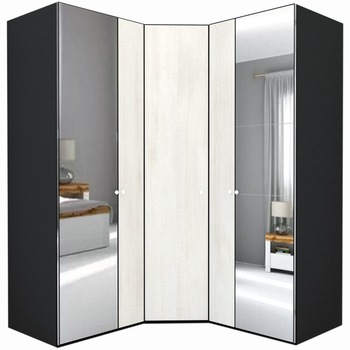 Dulap de Colt Genarom LEX Model A, Oglinda / Decor 8508, 178-178 x 218 x 66 cm Dulap de Colt Genarom LEX Model A, Oglinda / Decor 8508, 178-178 x 218 x 66 cm