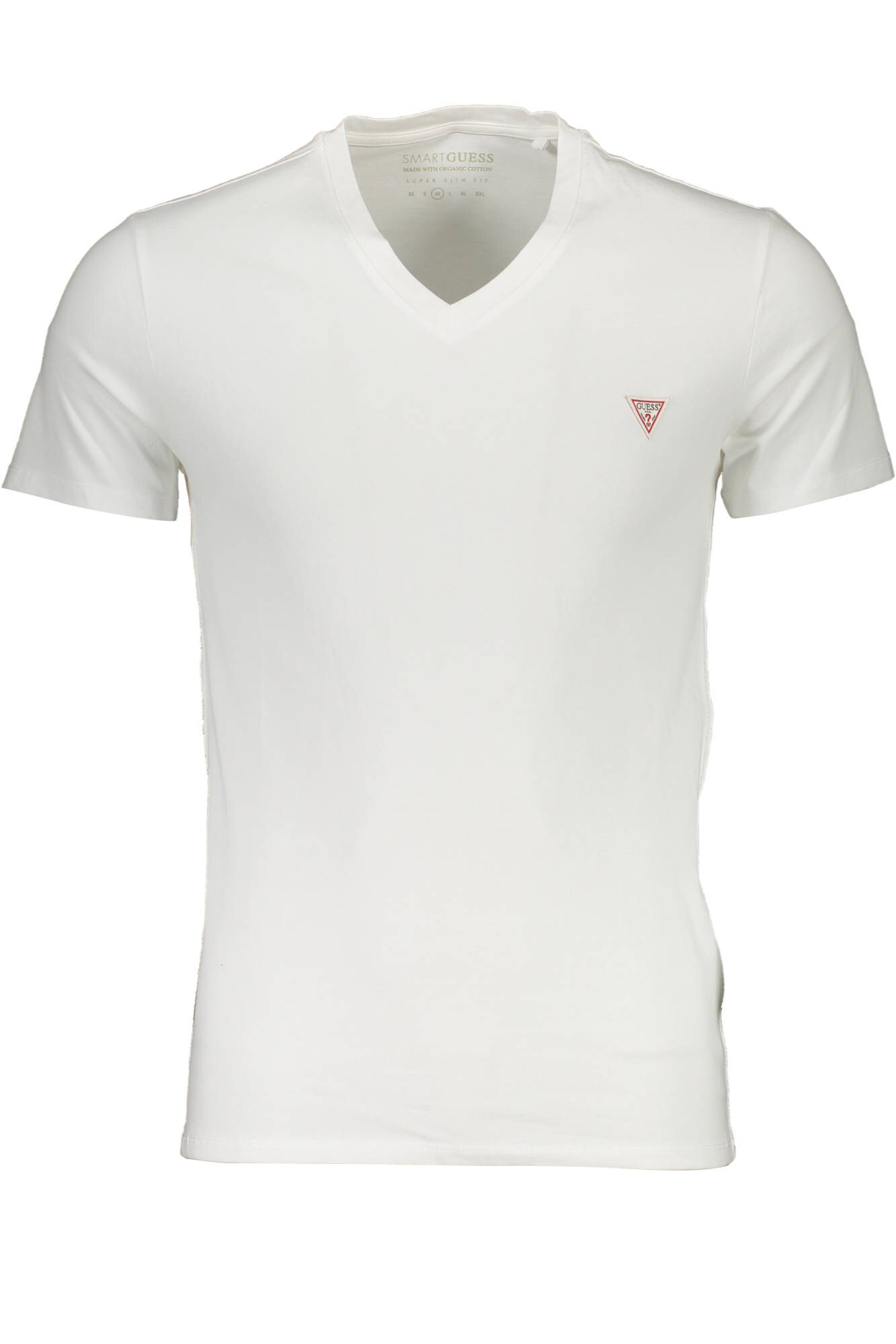 Tricou Barbati, GUESS JEANS, 9708981, Logo, Alb, Alb