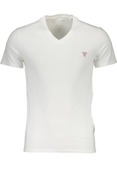 Tricou Barbati, GUESS JEANS, 9708981, Logo, Alb, Alb Tricou Barbati, GUESS JEANS, 9708981, Logo, Alb, Alb