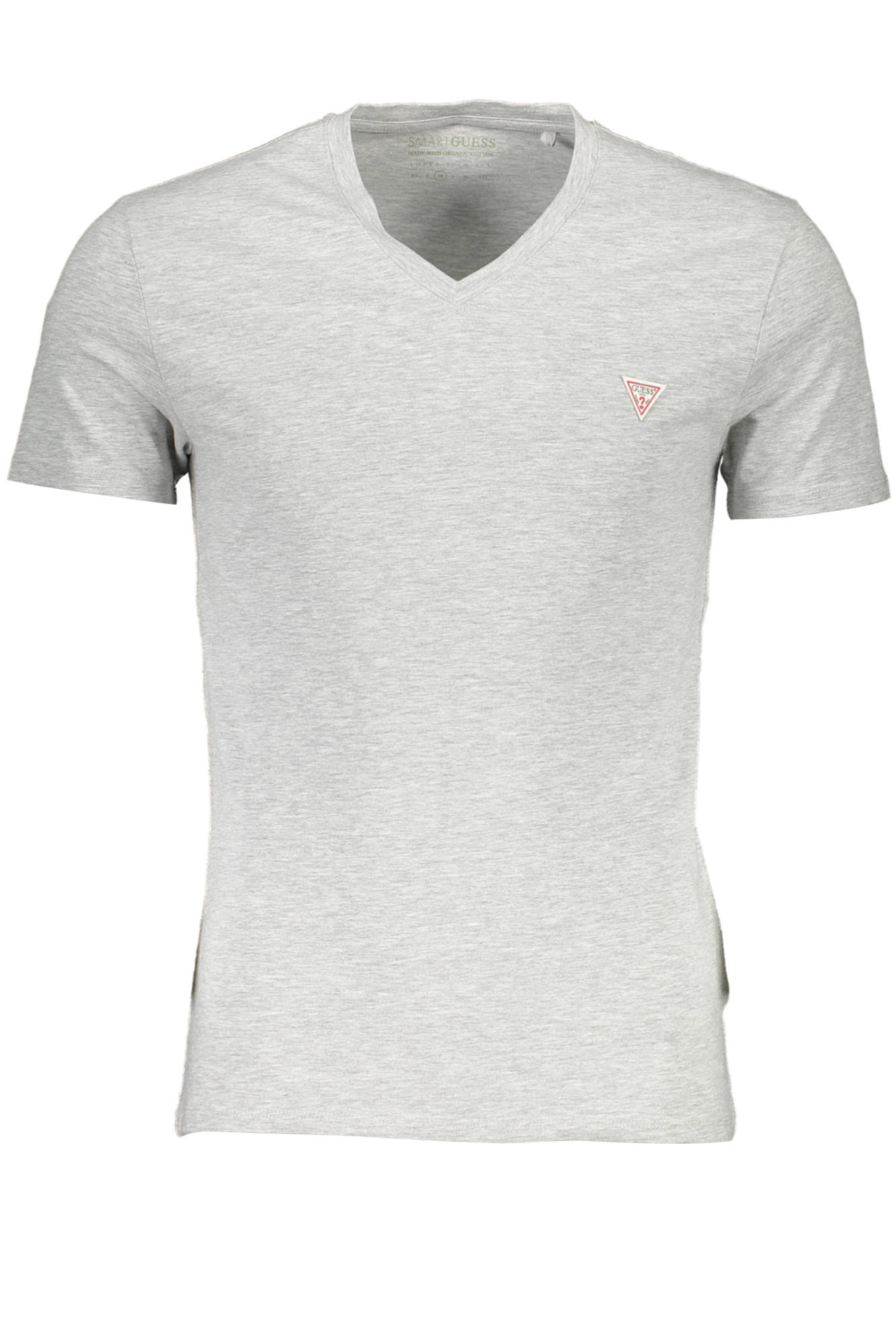 Tricou Barbati, GUESS JEANS, 9708985, Logo, Gri, S INTL