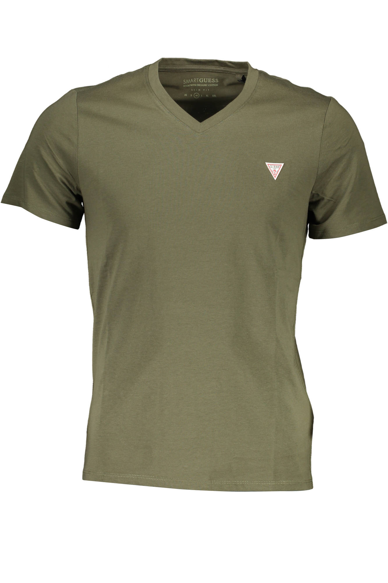 Tricou Barbati, GUESS JEANS, 9709037, Logo, Verde, Verde