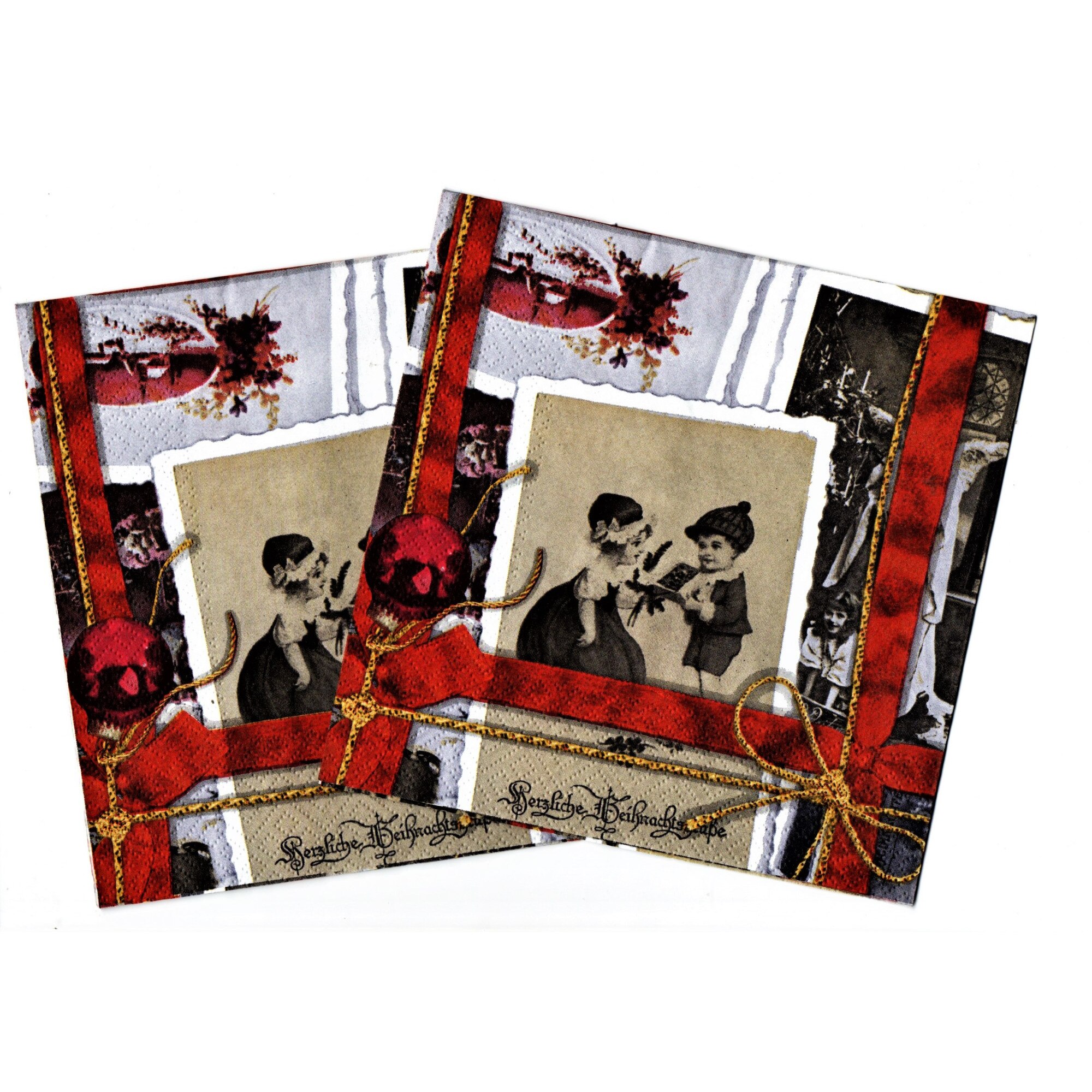 Servetele de Craciun Masa Pachet 20 buc Vremuri Apuse