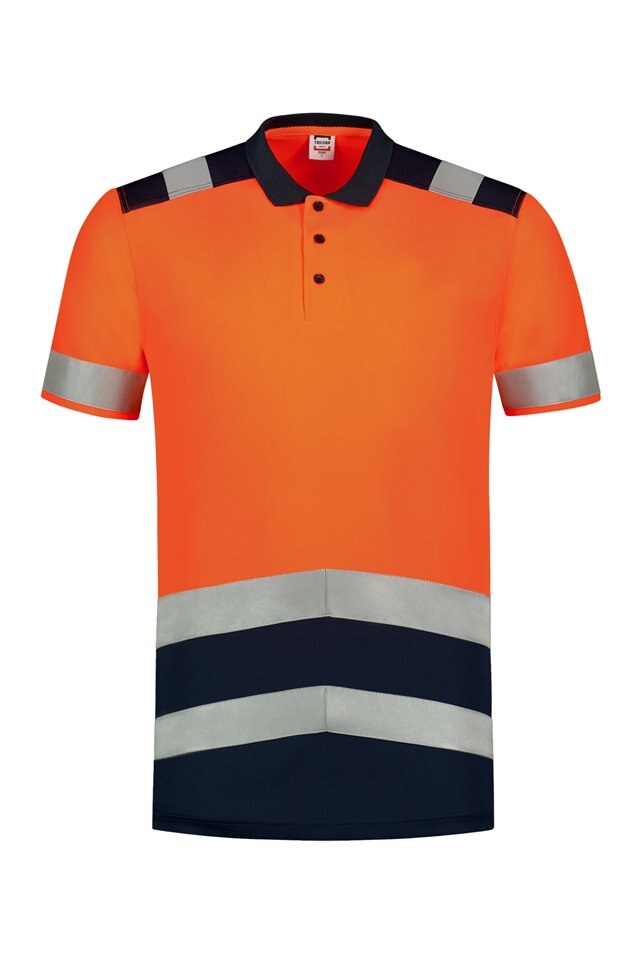 Tricou polo unisex - T20, Portocaliu reflectorizant