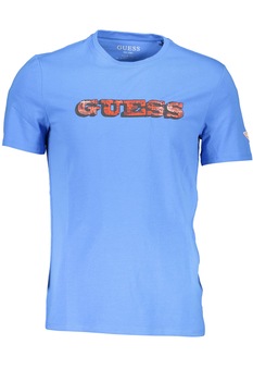 Tricou Barbati, GUESS JEANS, 9709096, Logo, Albastru, Albastru Tricou Barbati, GUESS JEANS, 9709096, Logo, Albastru, Albastru