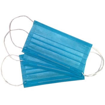 Set 50 bucati Masti medicale colorate, 4 straturi, albastru, de unica folosinta, Tip IIR eficienta filtrare ≥98% Set 50 bucati Masti medicale colorate, 4 straturi, albastru, de unica folosinta, Tip IIR eficienta filtrare ≥98%