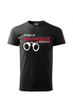 Tricou personalizat Echipa de securitate barbati TB1014 01 Negru S Tricou personalizat Echipa de securitate barbati TB1014 01 Negru S