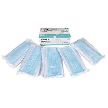 Set 50 bucati Masti medicale,5 x 10 buc ambalate,BFE ≥98%,tip II R,SUSINO Set 50 bucati Masti medicale,5 x 10 buc ambalate,BFE ≥98%,tip II R,SUSINO