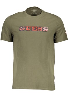 Tricou Barbati, GUESS JEANS, 9709104, Logo, Verde, Verde Tricou Barbati, GUESS JEANS, 9709104, Logo, Verde, Verde