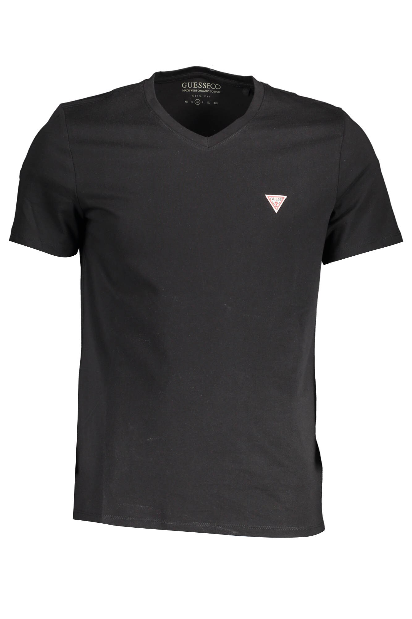 Tricou Barbati, GUESS JEANS, 9708848, Logo, Negru, Negru