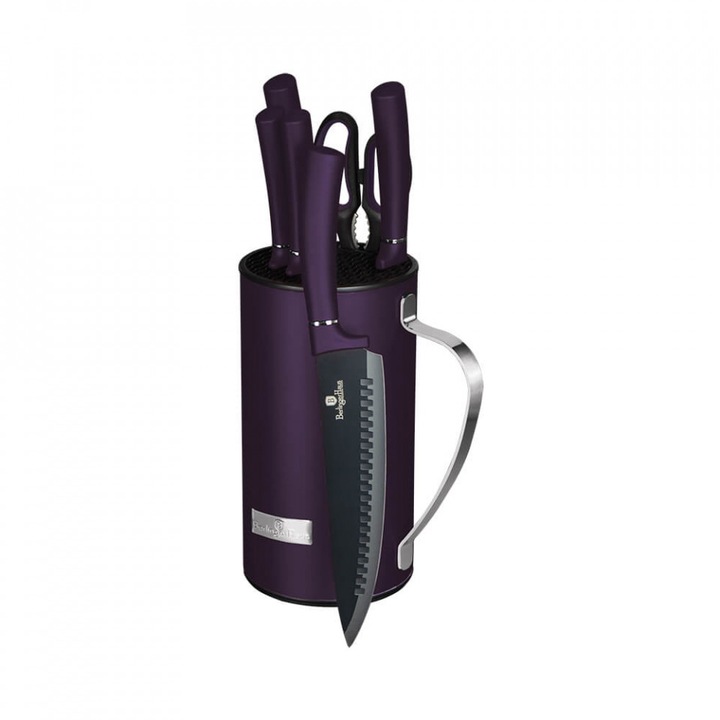 Set cutite 7 piese Purple Eclipse Collection BerlingerHaus BH 2584