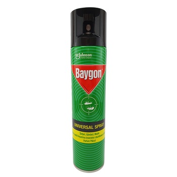Spray anti-insecte Universal, 400 ml, BAYGON Spray anti-insecte Universal, 400 ml, BAYGON