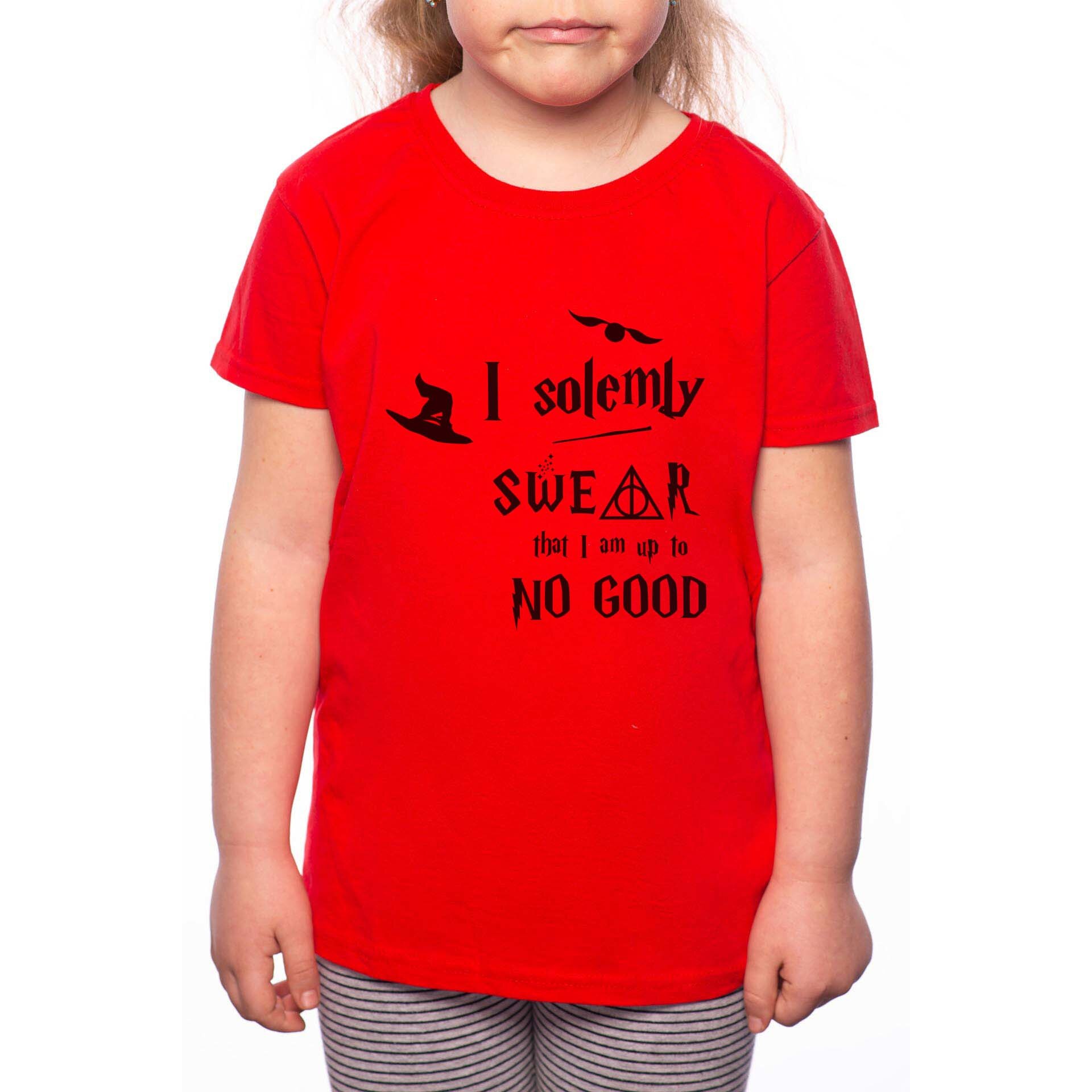 Tricou Fetita, Solemly Swear, 100% Bumbac, R234, Rosu