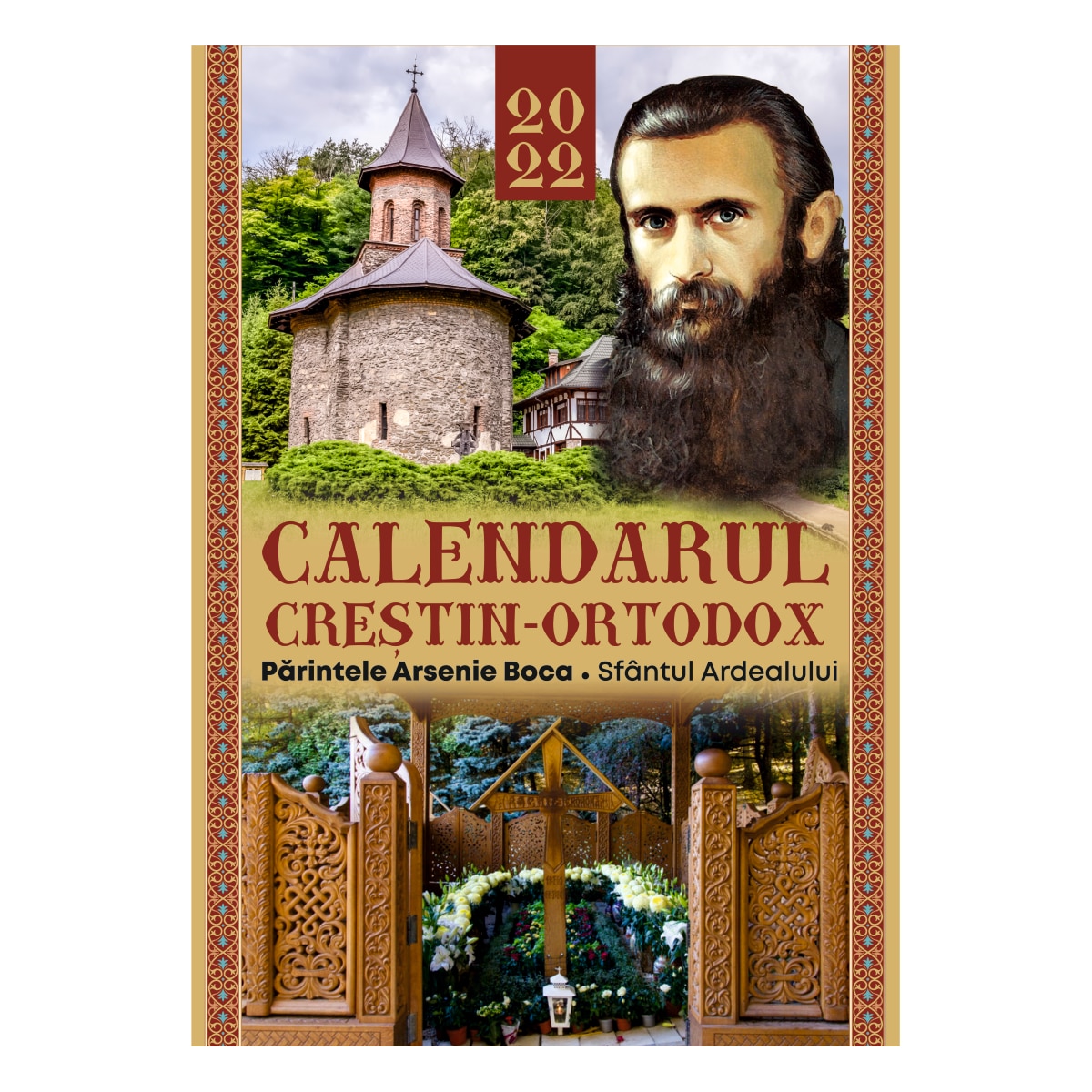 Calendar crestin, de perete, Sfantul Ardealului, 2022, 33x47 cm, 13 file
