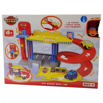 Set de joaca parcare cu doua etaje, lift si o masinuta, pentru copii + 3 ani , ATS, 41 x 12 x 30.5 cm Set de joaca parcare cu doua etaje, lift si o masinuta, pentru copii + 3 ani , ATS, 41 x 12 x 30.5 cm