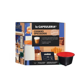 Set 16 capsule Coockies Speculoos, compatibile Nescafe Dolce Gusto, La Capsuleria Set 16 capsule Coockies Speculoos, compatibile Nescafe Dolce Gusto, La Capsuleria