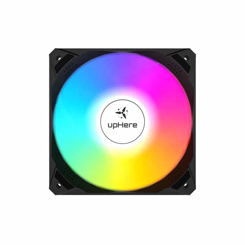 UpHere NT1207 ventilátor, 120 mm, RGB, asztali számítógép házhoz, 1800 UpHere NT1207 ventilátor, 120 mm, RGB, asztali számítógép házhoz, 1800