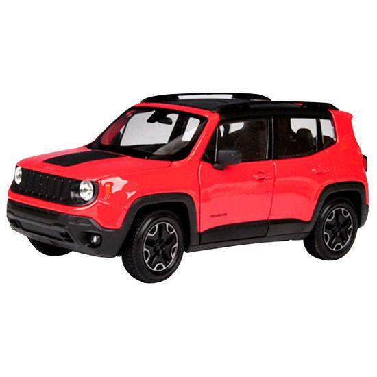 Masina de jucarie Jeep Renegade, se dechid usile si capota, design detaliat, roti din cauciuc, ATS, 22 x 11.4 x 10 cm