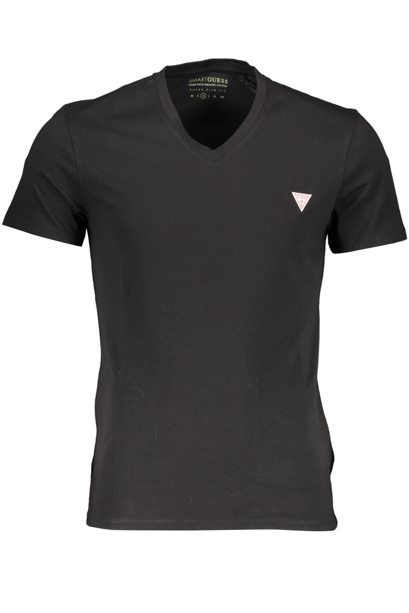 Tricou Barbati, GUESS JEANS, 9708979, Logo, Negru, Negru