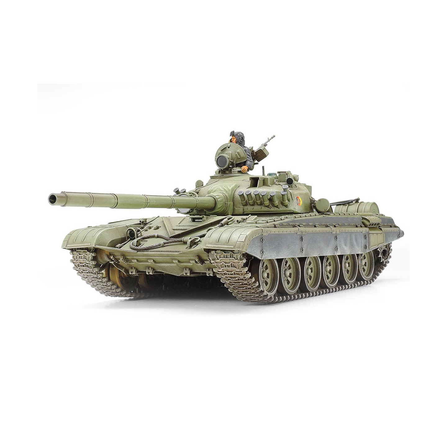 Kit de construit tanc T72M1 cu 1 figurina 1:35