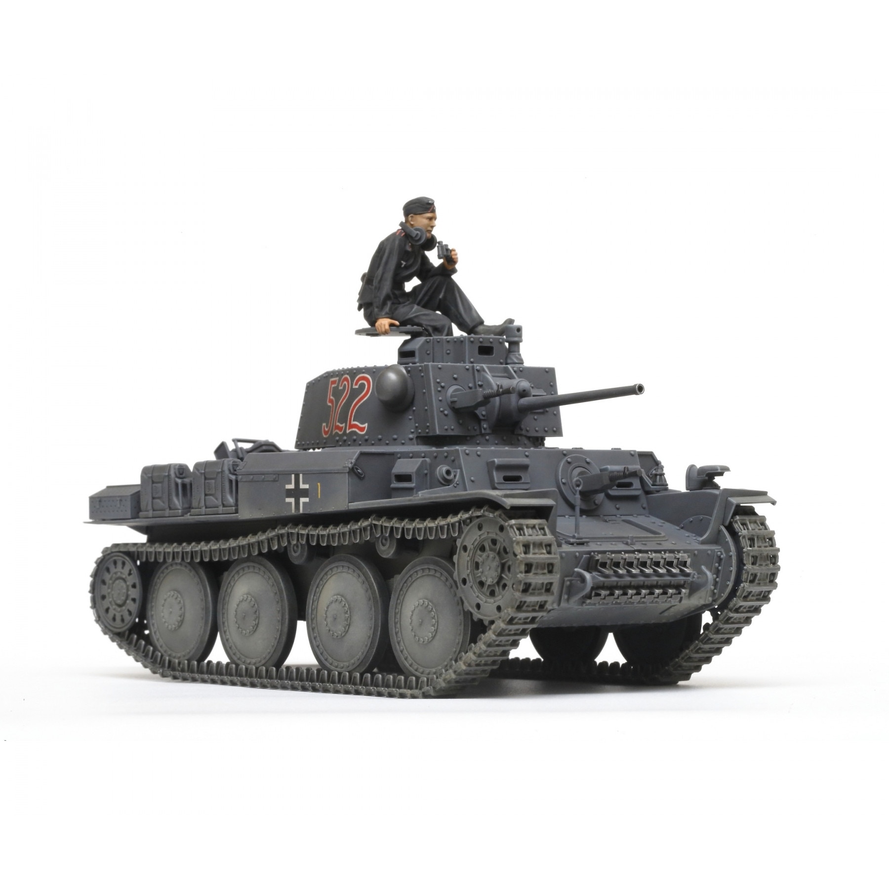 Kit de construit tanc Panzerkampfwagen 38(t) Ausf.E/F cu 1 figurina 1:35