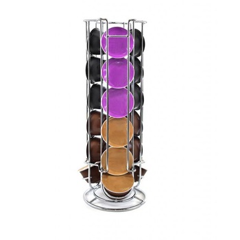 Dispenser inox pentru 18 capsule cafea Dispenser inox pentru 18 capsule cafea
