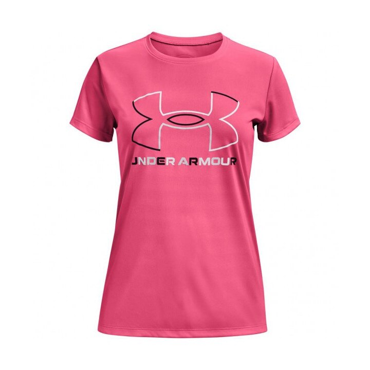 Tricou fete Under Armour, Tech BL SS, Poliester, Roz