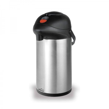 Termos din inox cu pompa, 4 litri Termos din inox cu pompa, 4 litri