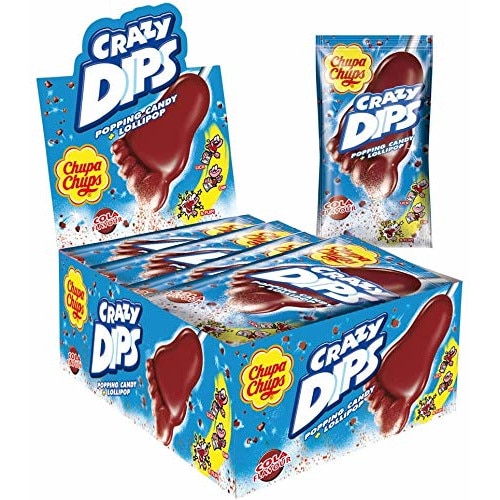Set Acadele Chupa Chups, Crazy Dips Cola, 14g x 24 bucati