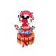 Tort aniversar mixt dulciuri, Suc tedi si Barni, personalizat cu nume, Michey Mouse