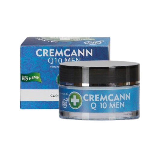 Crema de fata dupa barbierit Q10 Men cu Canepa Bio, 50ml