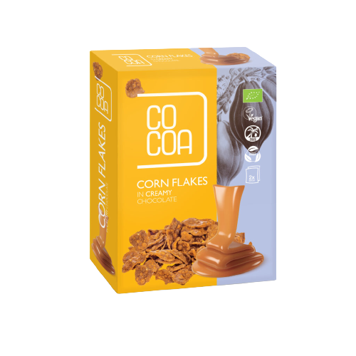 Fulgi de porumb in ciocolata cremoasa 200 g eco Cocoa