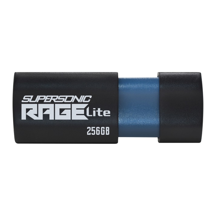 USB памет PATRIOT MEMORY Supersonic Rage Lite 256GB USB 3.2 Gen1 Черен