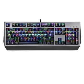 Tastatura de gaming, Motospeed, CK99, Iluminare RGB, Gri, 12 taste multimedia, Interfata USB, Lungime cablu 1,6 m, 46,8x 17,1 x 3,54 cm Tastatura de gaming, Motospeed, CK99, Iluminare RGB, Gri, 12 taste multimedia, Interfata USB, Lungime cablu 1,6 m, 46,8x 17,1 x 3,54 cm