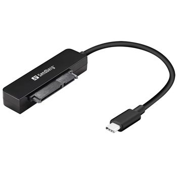 Cablu USB-C - SATA Sandberg 136-37, negru Cablu USB-C - SATA Sandberg 136-37, negru