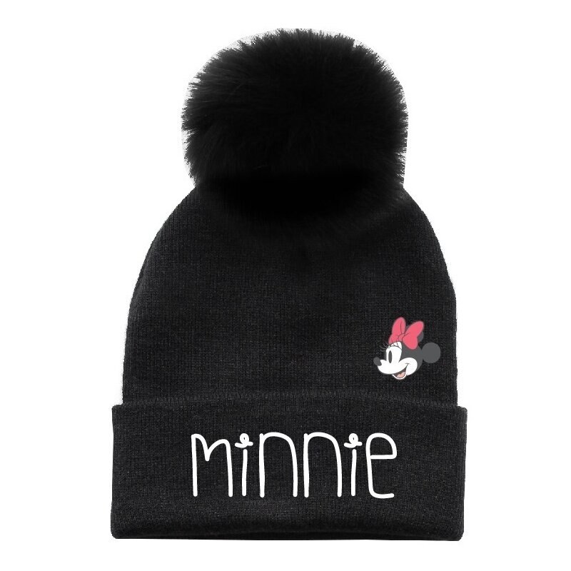 Caciula iarna, Minnie, poliester, neagra