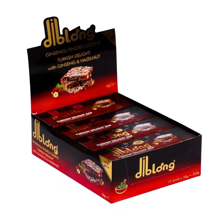 Diblong Turkish Delight for Man - supliment alimentar pentru barbati pe baza de rahat turcesc, cu plante care sustin sanatatea sexuala si functia de reproducere, 12 x 30g