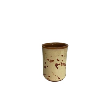 Pahar din ceramica, handmade, diametru 6 cm x inaltime 9 cm, 200 ml, Maro, LVD-BBL35121 Pahar din ceramica, handmade, diametru 6 cm x inaltime 9 cm, 200 ml, Maro, LVD-BBL35121