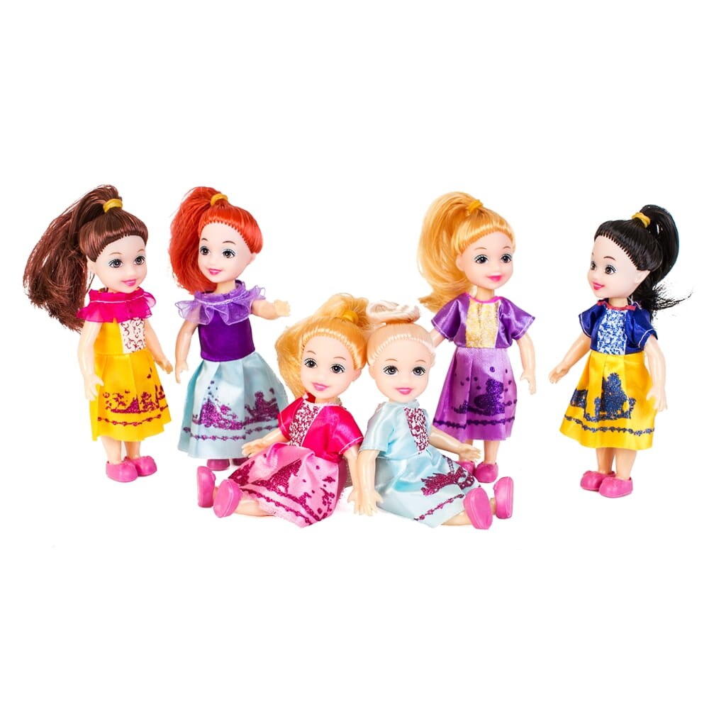 Set 6 papusi diferite, 