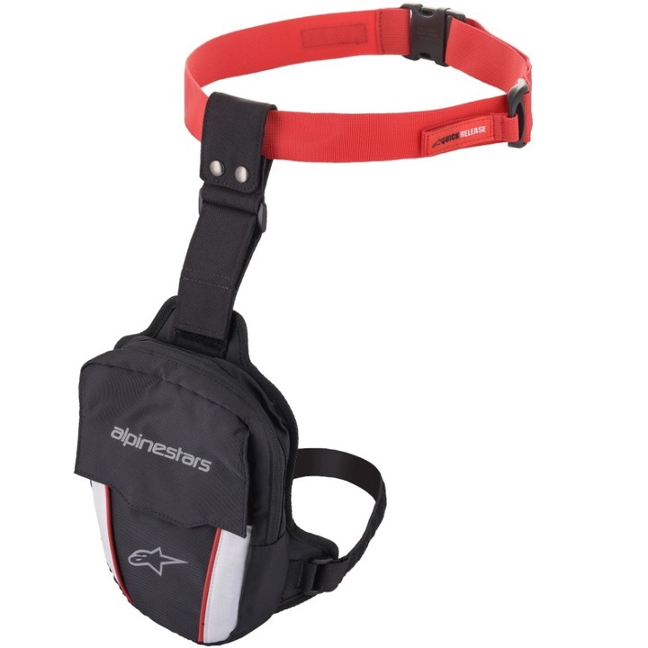 Geanta moto pentru picior ALPINESTARS ACCESS BLACK/RED/WHITE