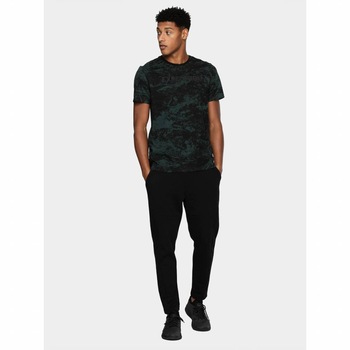 Tricou barbati 4F, Bumbac, Negru/Verde, L Tricou barbati 4F, Bumbac, Negru/Verde, L