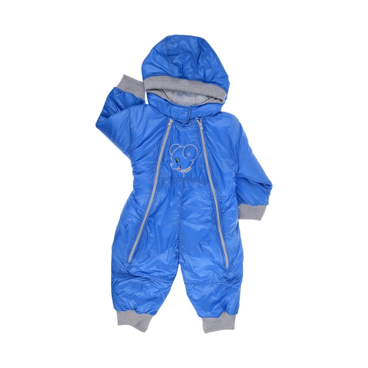Combinezon de iarna pentru baieti Pifou Model 38 606625-1, Albastru 74 CM