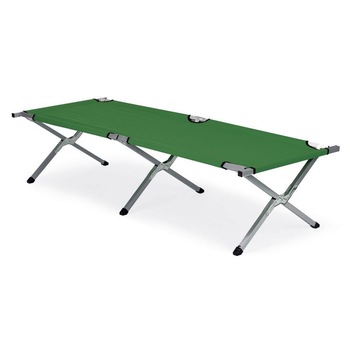 Pat pliabil pentru camping, sarcina maxima 110 kg, 186x70x43 cm, verde Pat pliabil pentru camping, sarcina maxima 110 kg, 186x70x43 cm, verde