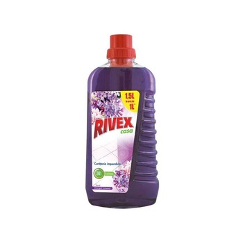 Solutie pentru Pardoseala Casa Rivex Floral Mov 1.5 l Solutie pentru Pardoseala Casa Rivex Floral Mov 1.5 l
