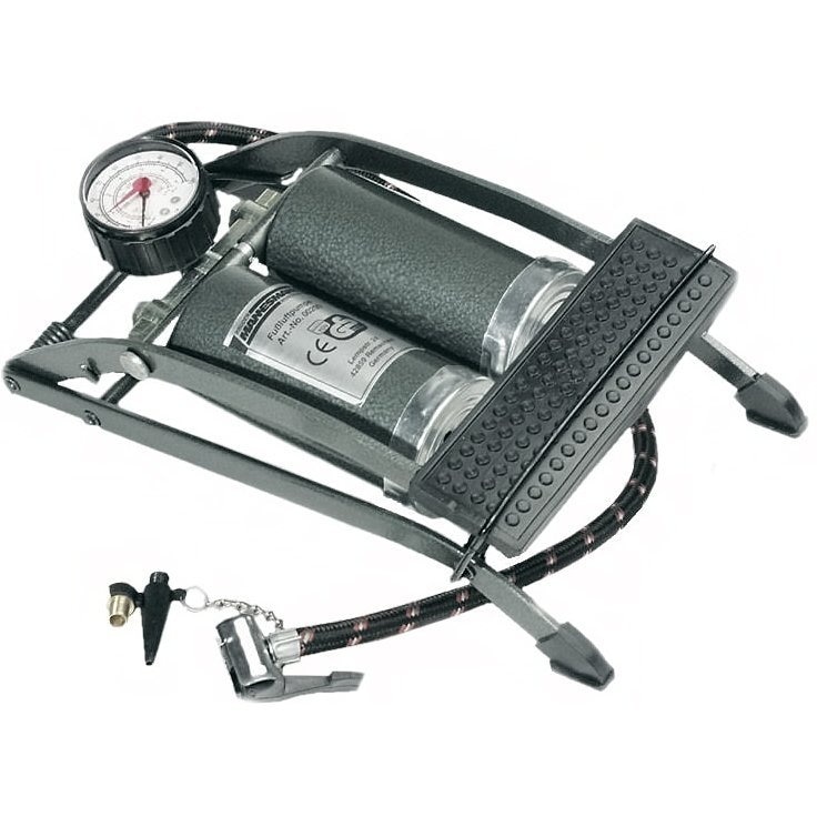 Pompa cu manometru Mannesmann M00200, 2 pistoane